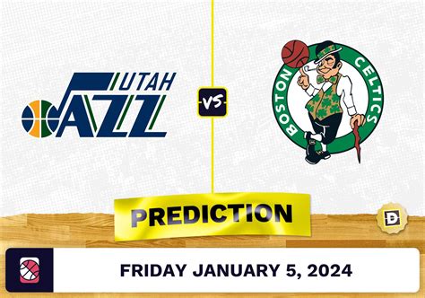 Utah Jazz vs. Boston Celtics Prediction, Odds, NBA Picks [1/5/2024].